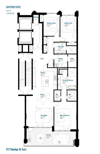Bayview floor plan