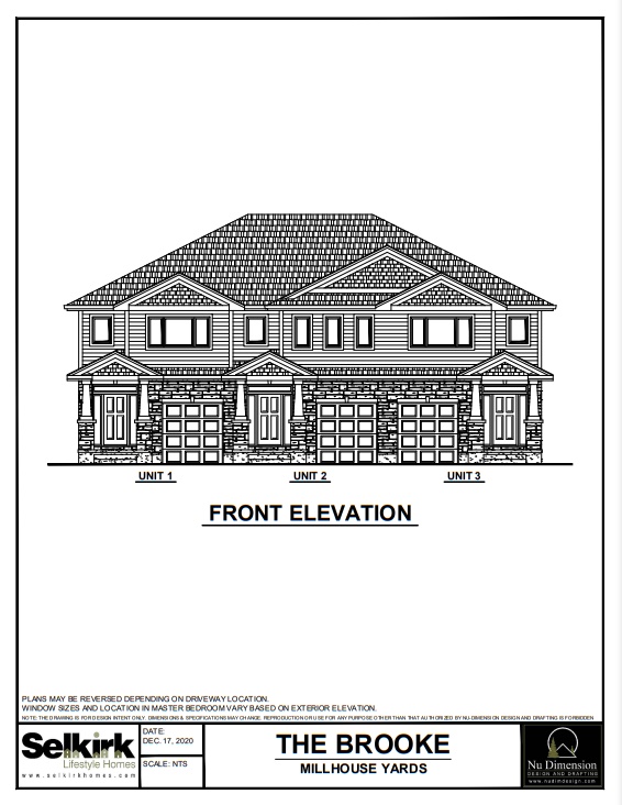Brooke - Exterior floor plan
