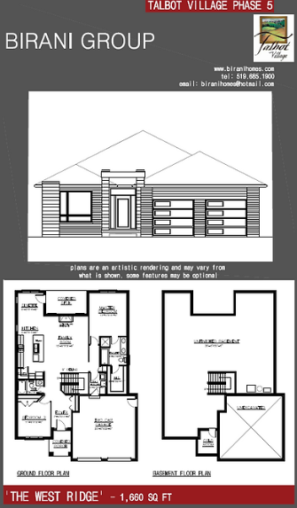 The West Ridge floor plan