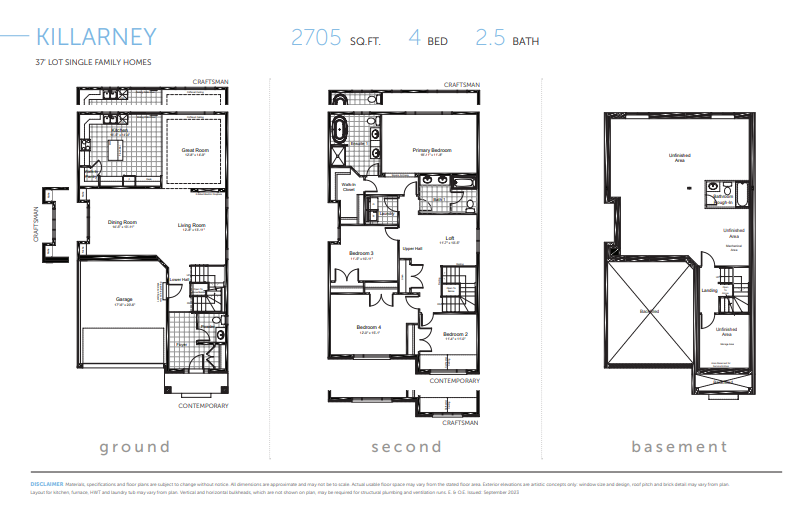 Killarney floor plan