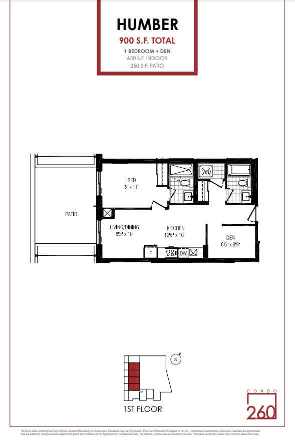 Humber floor plan