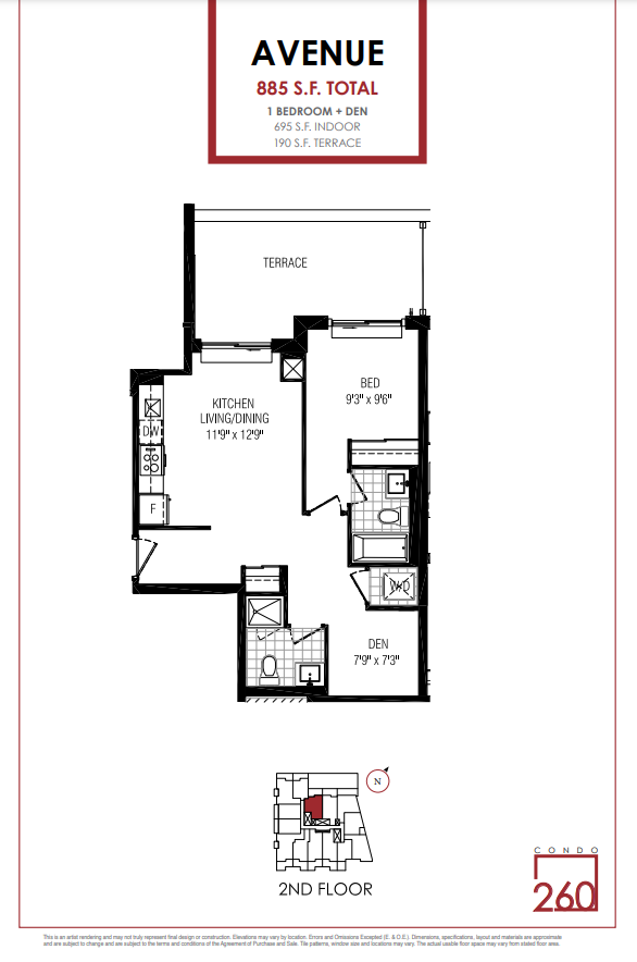 Avenue floor plan