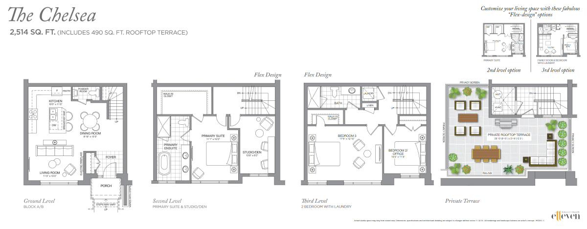 The Chelsea floor plan