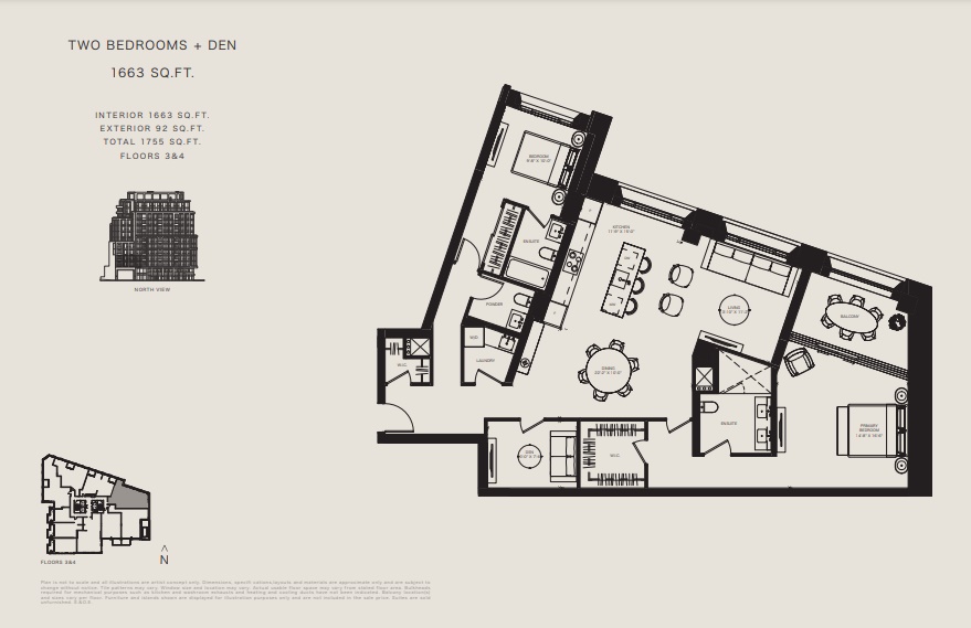 Fourth Level - 1,658 floor plan