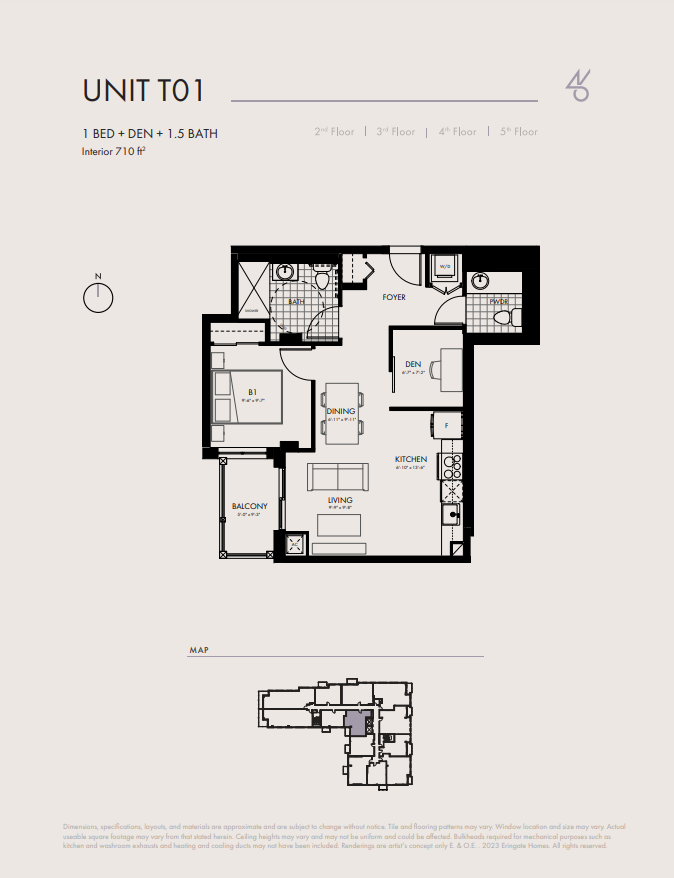T01 - 4 floor plan