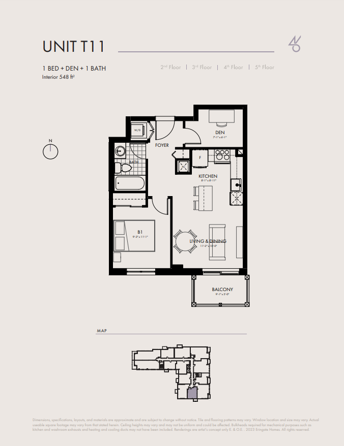 T11 - 3 floor plan
