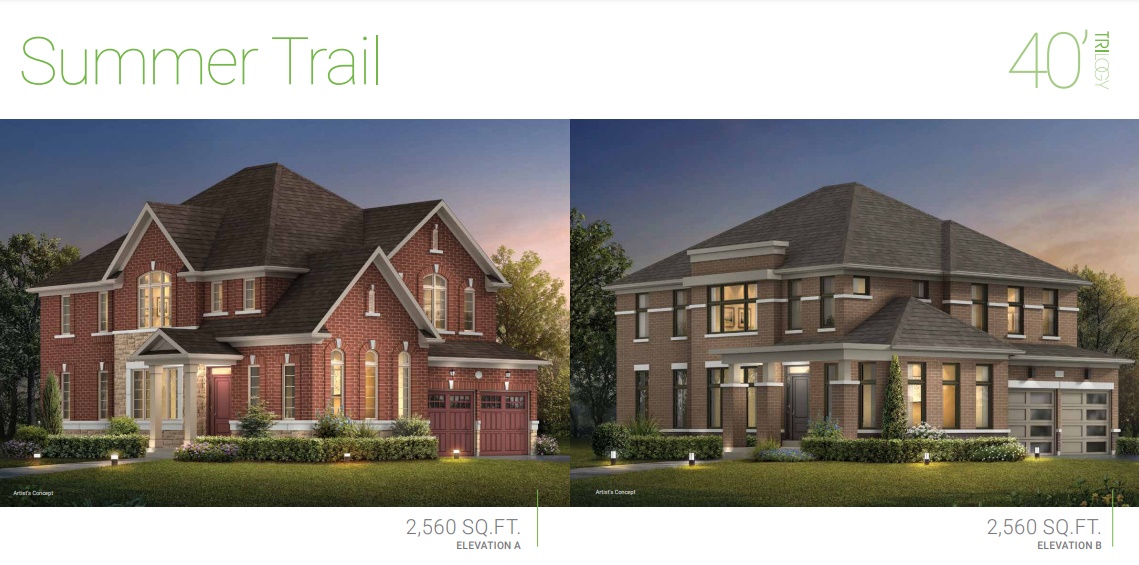 The Summer Trail - Elev. B floor plan