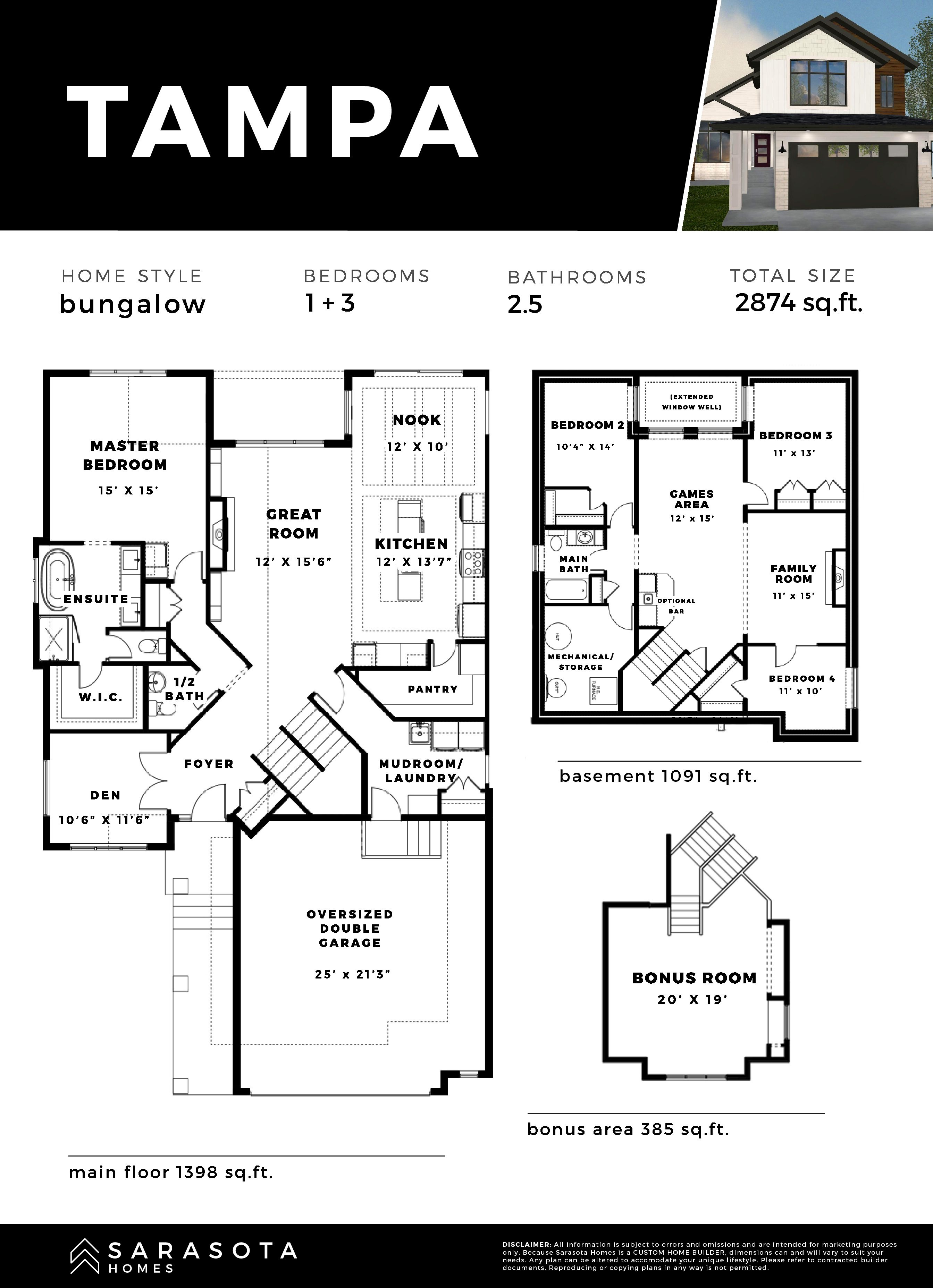 Tampa floor plan