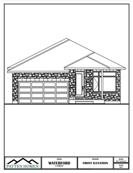 The Waterford - 3 Bed floor plan