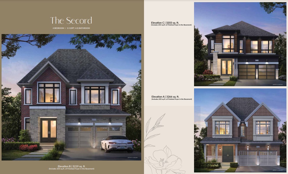 The Secord - Elev. A floor plan