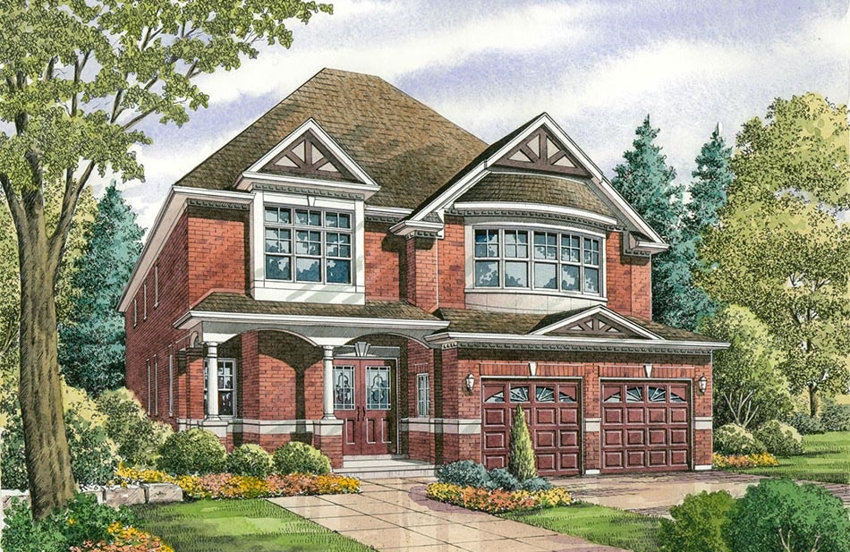 The Barrington Elev. A floor plan