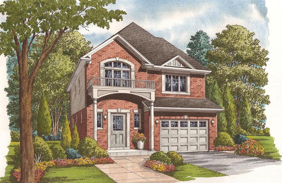 The Camden - Elev. A floor plan