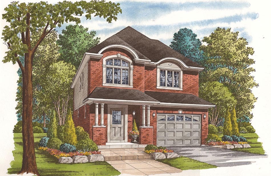 The Summerset - Elev. A floor plan