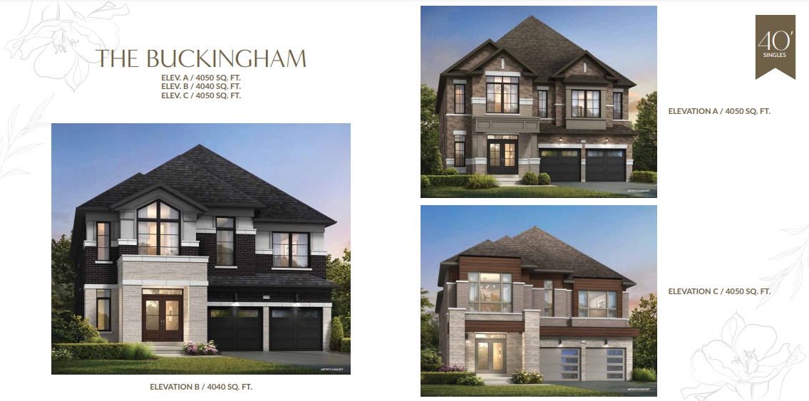The Buckingham - Elev. A floor plan