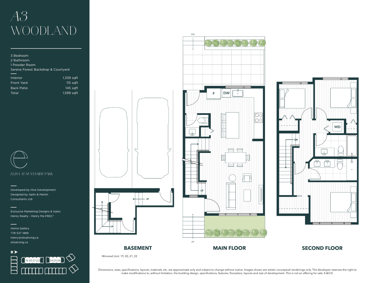 A3-Woodland floor plan