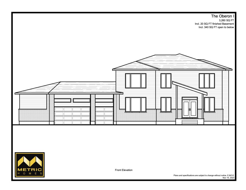 The Oberon I floor plan