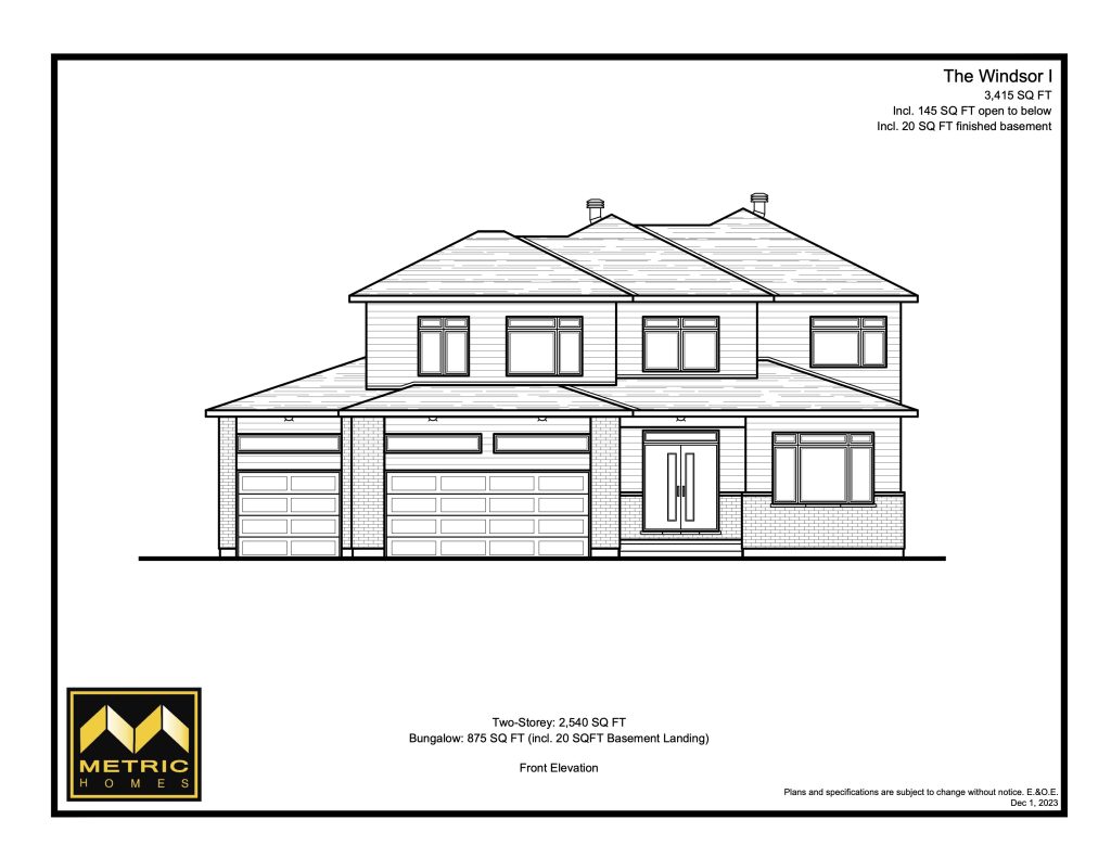 The Windsor I floor plan