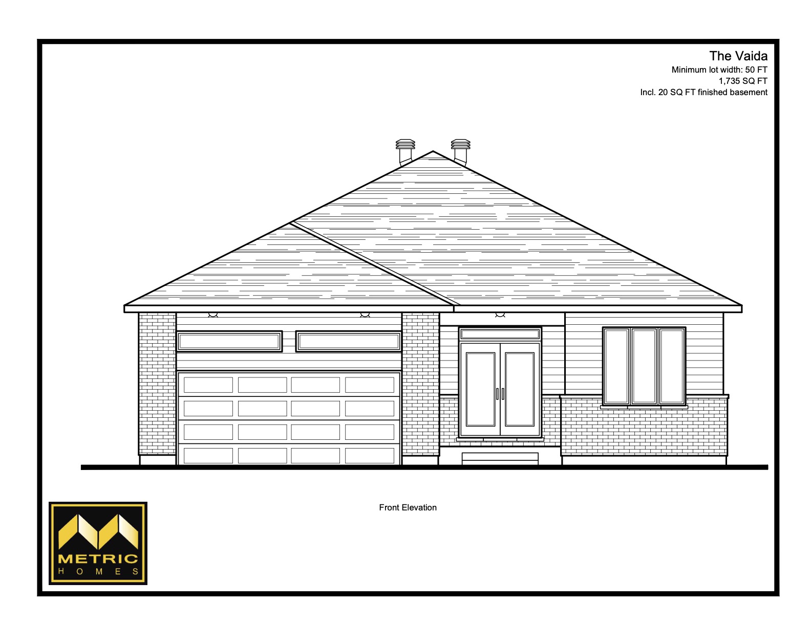 The Vaida floor plan