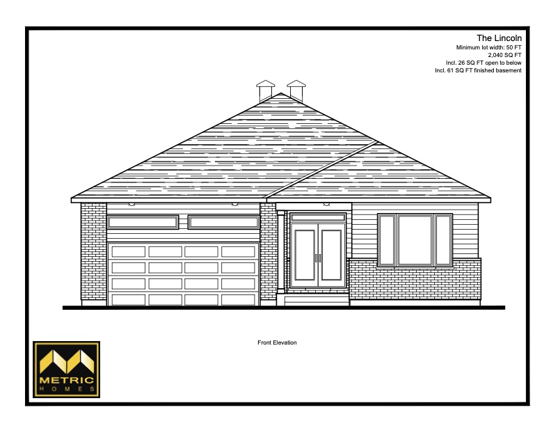 The Lincoln floor plan