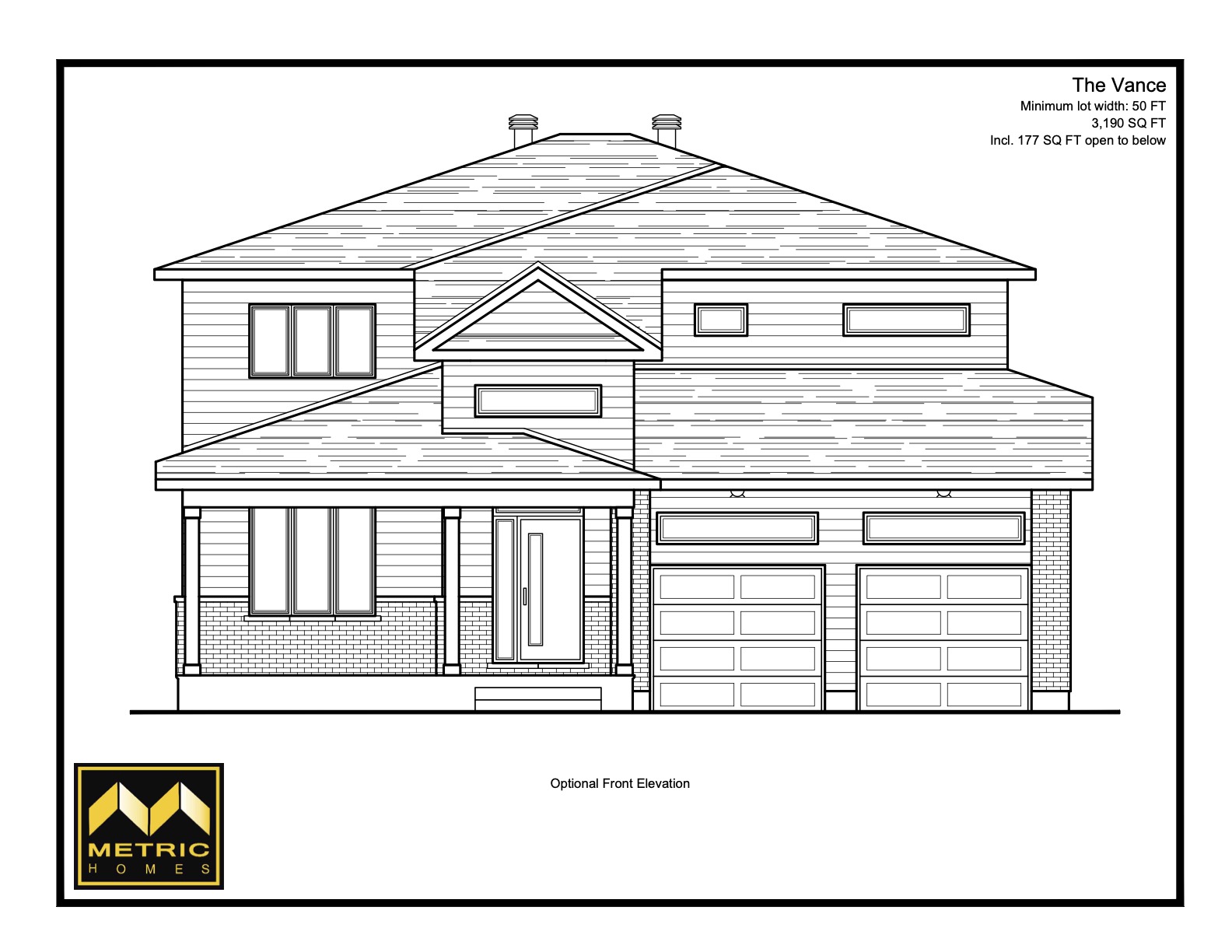 The Vance floor plan