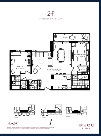 2-P floor plan