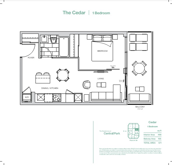 The Cedar floor plan