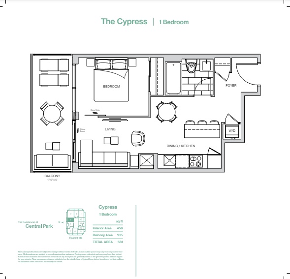 The Cypress floor plan