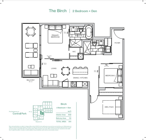 The Birch floor plan