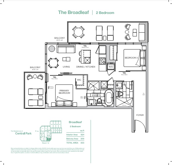 The Broadleaf floor plan