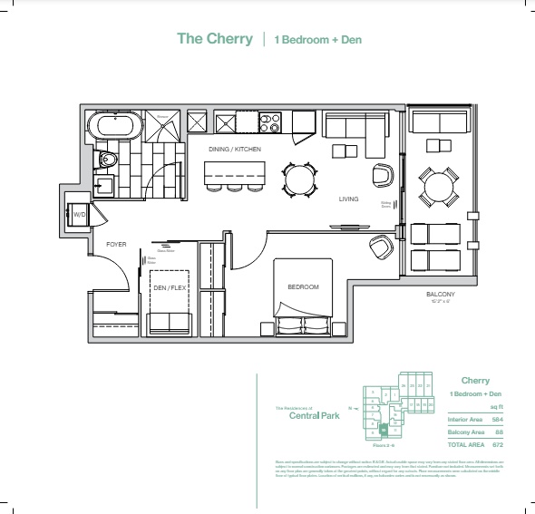 The Cherry floor plan
