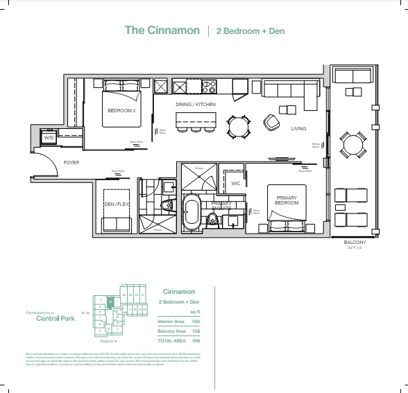 The Cinnamon floor plan