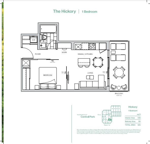 The Hickory floor plan