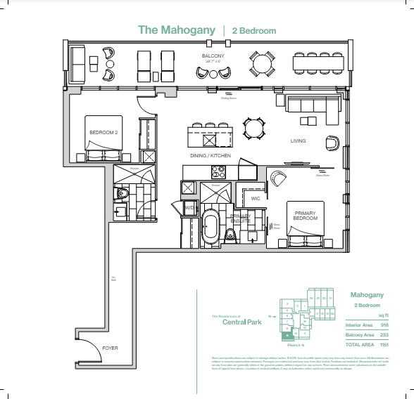 The Mahogany floor plan