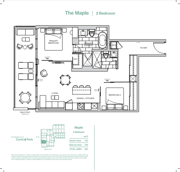 The Maple floor plan
