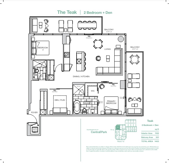 The Teak floor plan