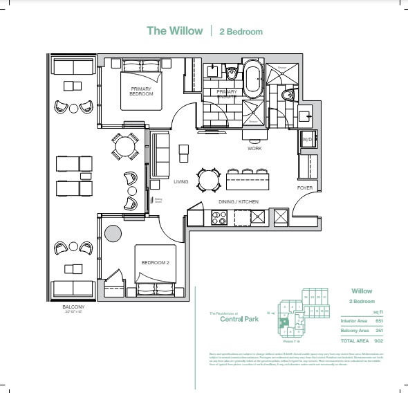 The Willow floor plan