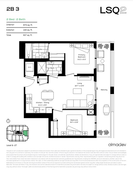 2B 3 floor plan