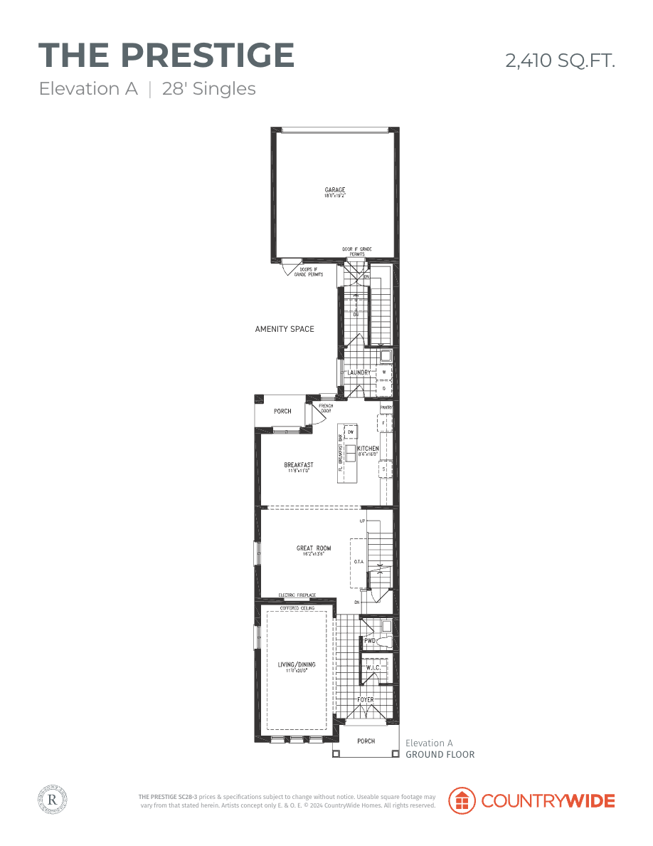 Lot 75 floor plan
