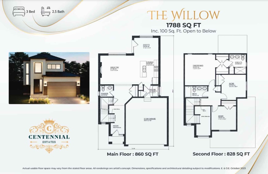 Willow floor plan