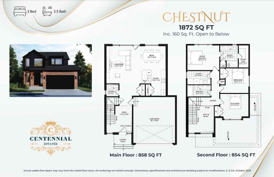 Chestnut floor plan