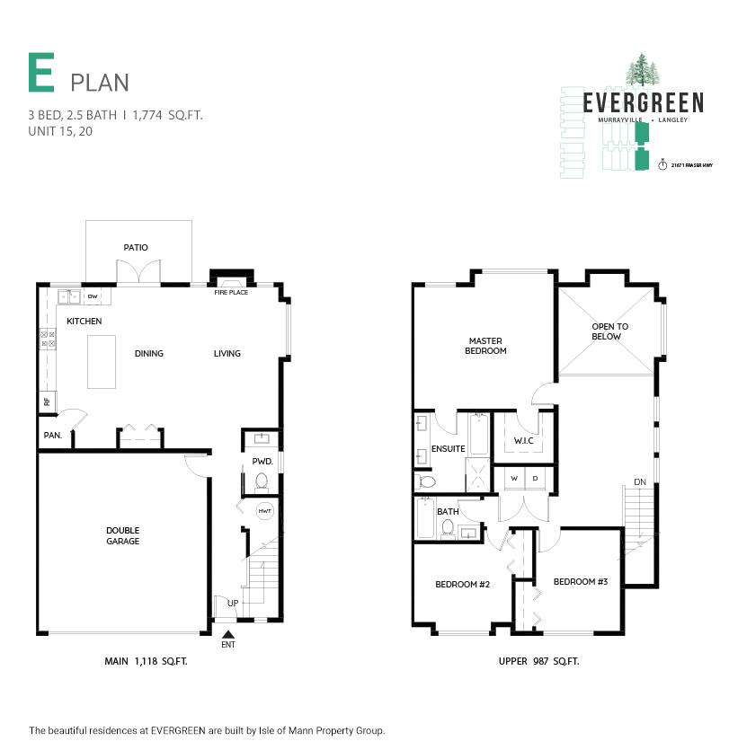 E floor plan