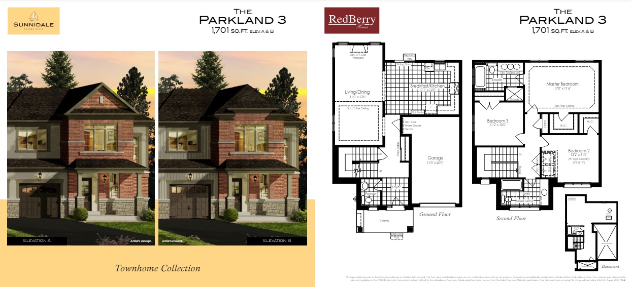 The Parkland 3 floor plan