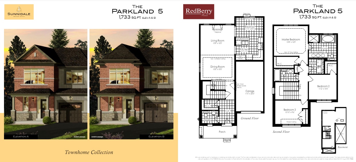 The Parkland 5 floor plan