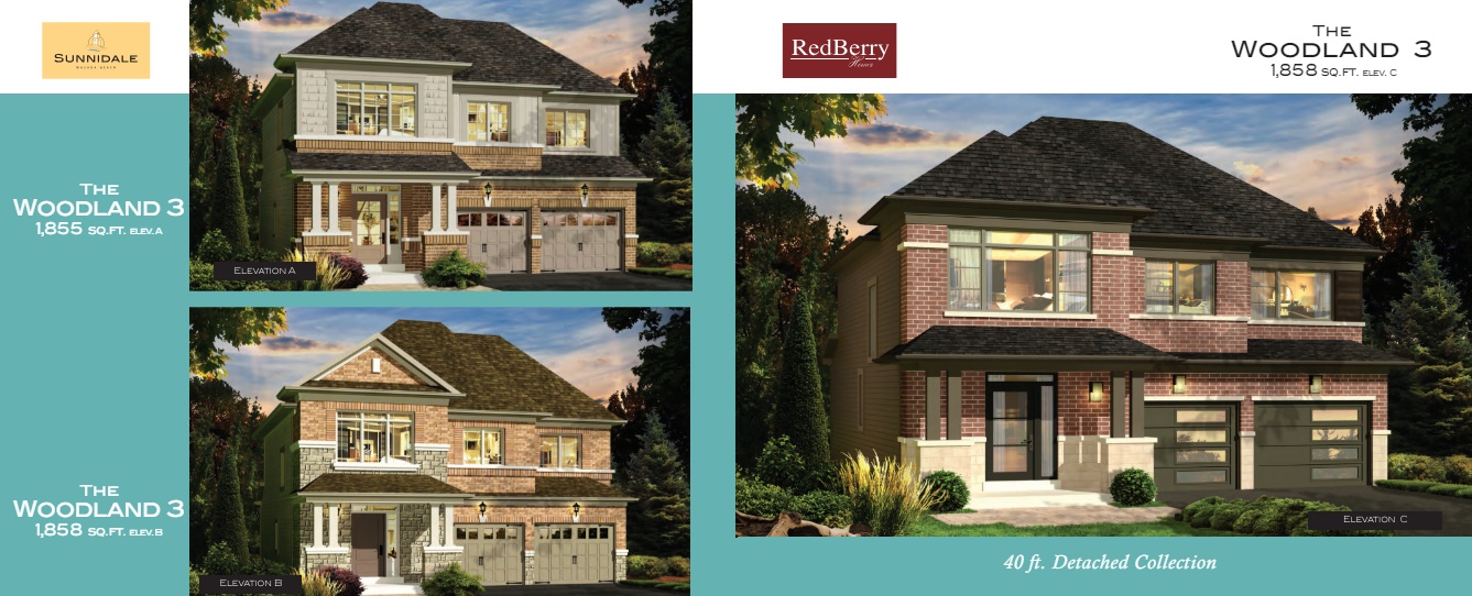 The Woodland 3 - Elev. A floor plan