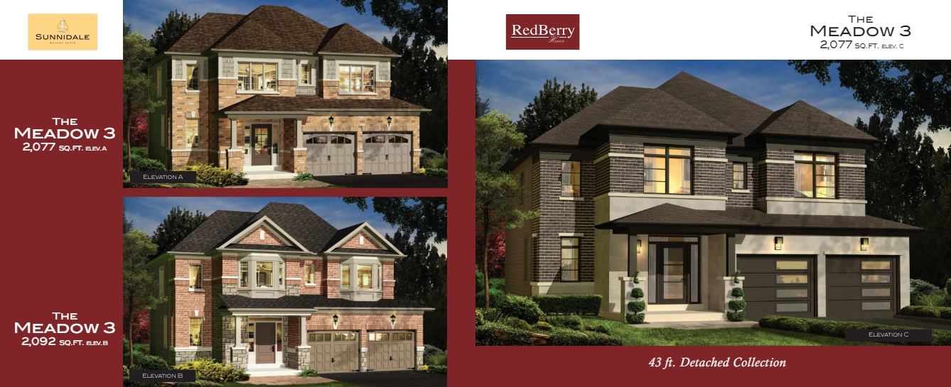 The Meadow 3 - Elev. B floor plan