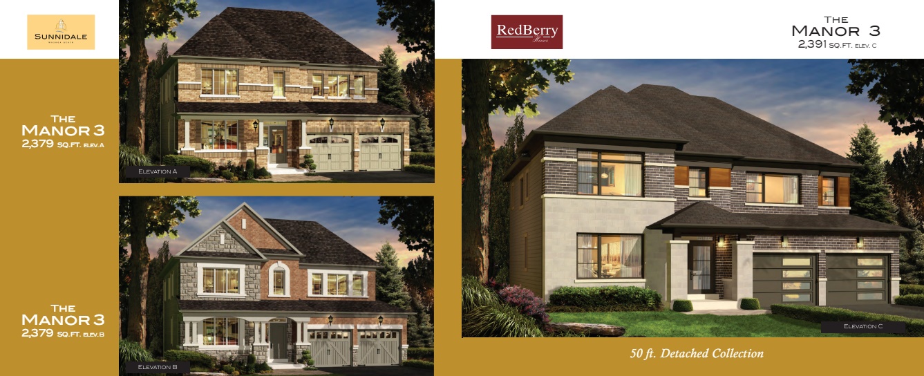 The Manor 3 - Elev. B floor plan