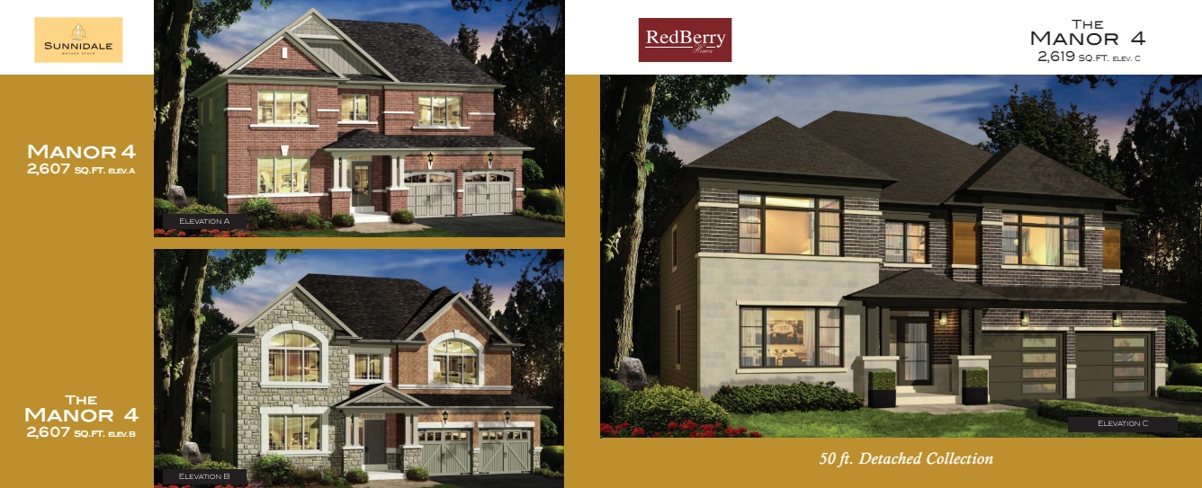 The Manor 4 - Elev. B floor plan