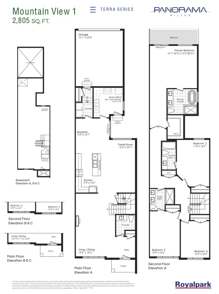 Mountain View 1 floor plan