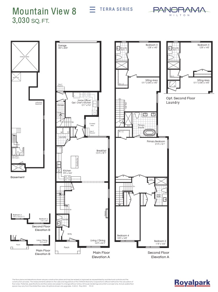 Mountain View 8 floor plan