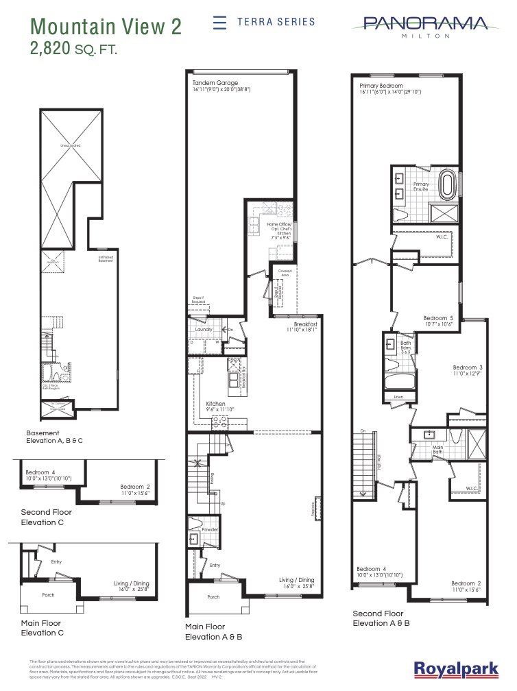 Mountain View 2 floor plan